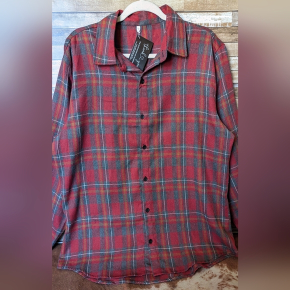 Johnny Cash I Walk The Line Upcycled Handcrafted Flannel Shirt - Picture 15 of 15